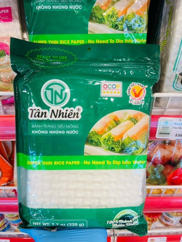 bánh tráng siêu mỏng tân nhiên (xanh)