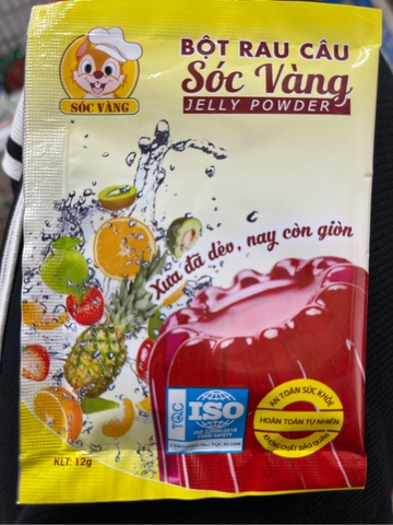 Bột Rau Câu Con Sóc Vàng