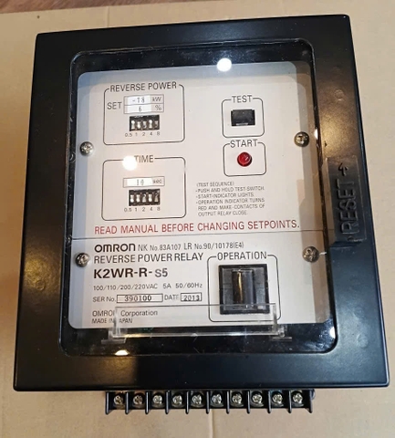 RƠ LE BẢO VỆ CÔNG SUẤT NGƯỢC OMRON K2WR-R-S5