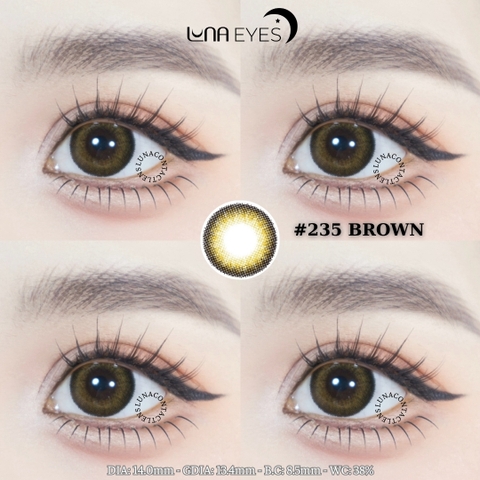 (XẢ) 235 BROWN - size nhỏ