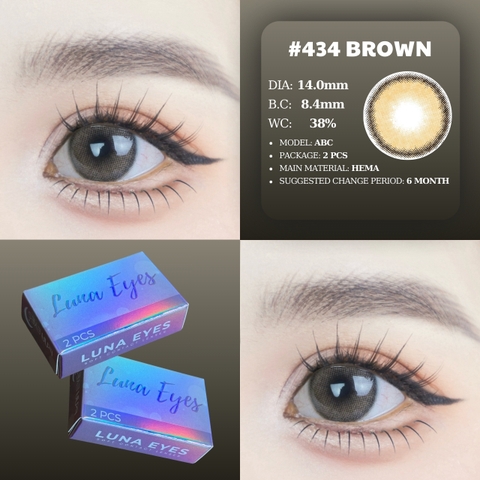 PP 434 BROWN - size nhỏ 08/2028