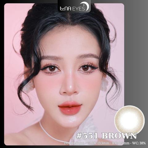 551 BROWN - size nhỏ