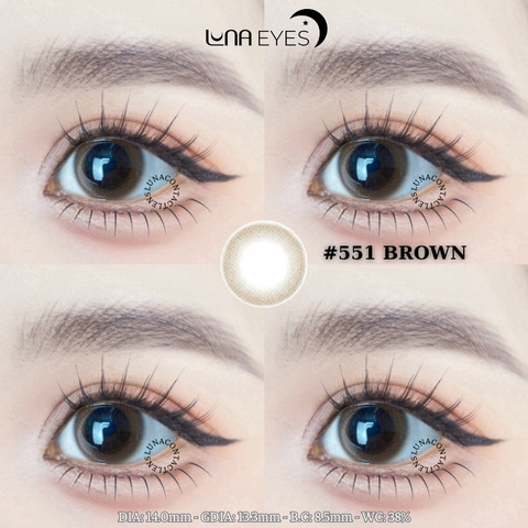 (HOT) 551 BROWN - size nhỏ