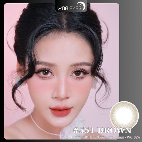 (HOT) 551 BROWN - size nhỏ