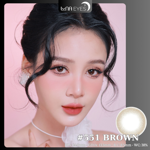 551 BROWN - size nhỏ