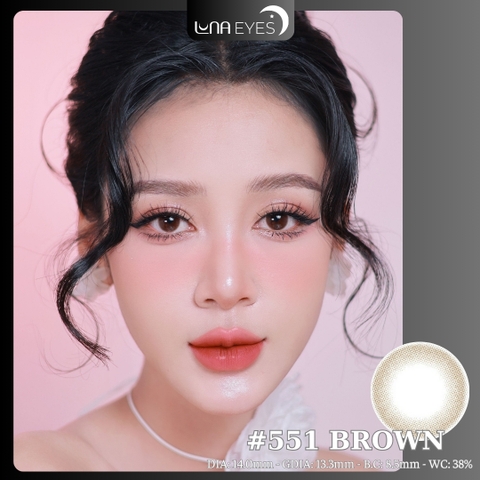(HOT) 551 BROWN - size nhỏ