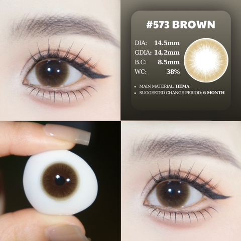 (HOT) 573 BROWN - size to