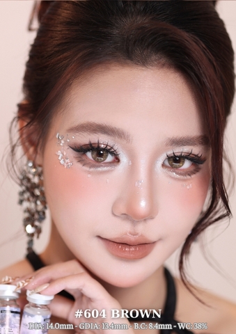 (THƯỜNG) 604 BROWN - size nhỏ