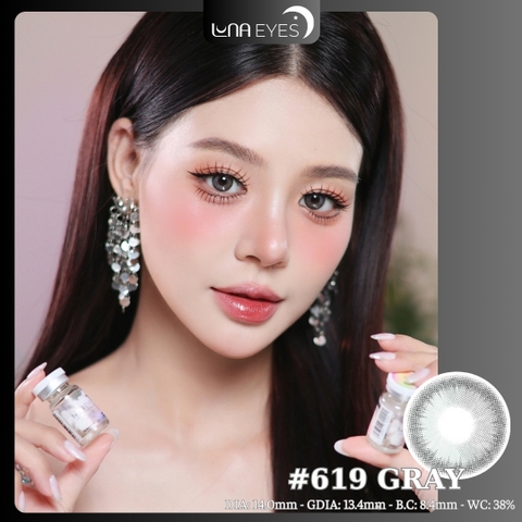 (THƯỜNG) 619 GRAY - size nhỏ