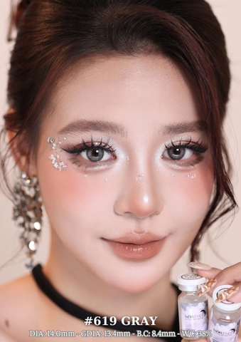 (THƯỜNG) 619 GRAY - size nhỏ