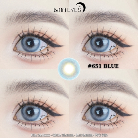 (THƯỜNG) 651 BLUE - size nhỏ