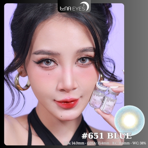 (THƯỜNG) 651 BLUE - size nhỏ