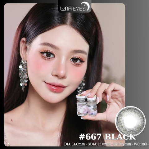 (XẢ) 667 BLACK - size nhỏ