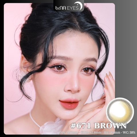 671 BROWN - size nhỏ