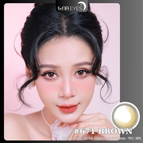 671 BROWN - size nhỏ