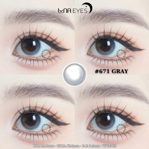 (HOT) 671 GRAY - size nhỏ