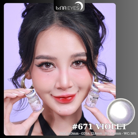 (XẢ) 671 VIOLET - size nhỏ