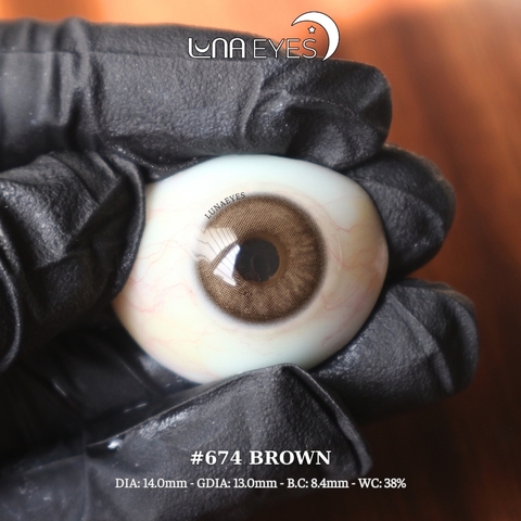 (XẢ) 674 BROWN - size nhỏ