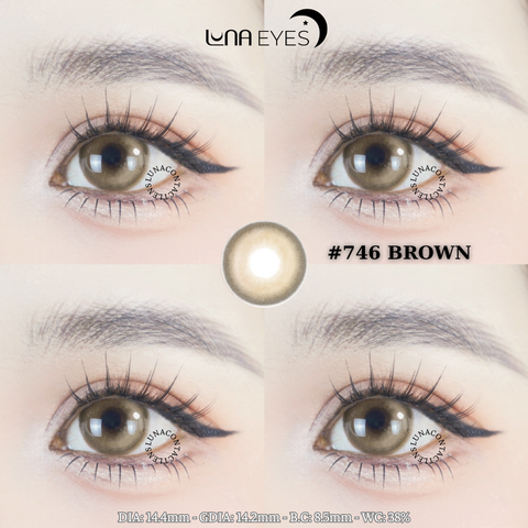 746 BROWN - size to