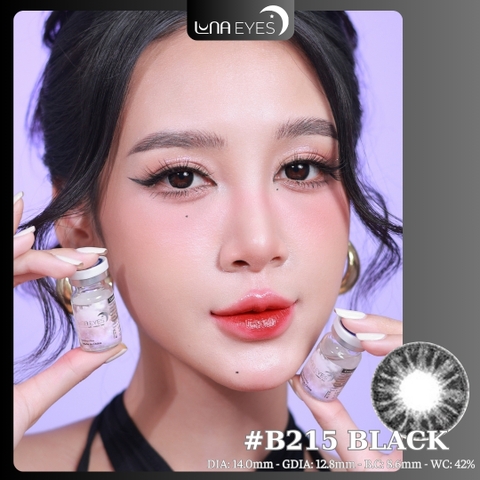 (THƯỜNG) B215 BLACK - size nhỏ