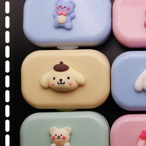 KHAY GƯƠNG CHỮ NHẬT GẮN THÚ + dụng cụ đeo lens