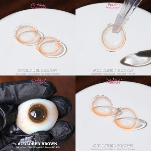 COLORED BROWN - size vừa