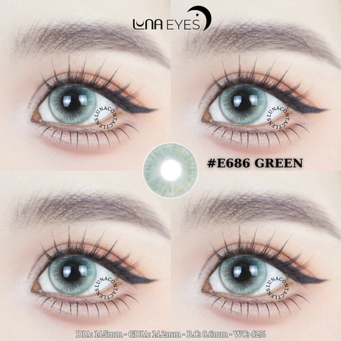 E686 GREEN - size to