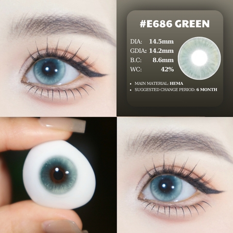 (HOT) E686 GREEN - size to