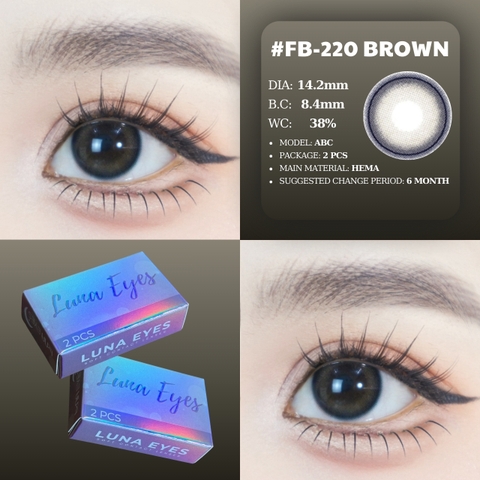 PP FB-220 BROWN - size nhỏ 08/2028