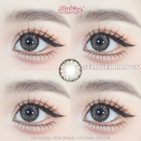 FLOWER BROWN - size to