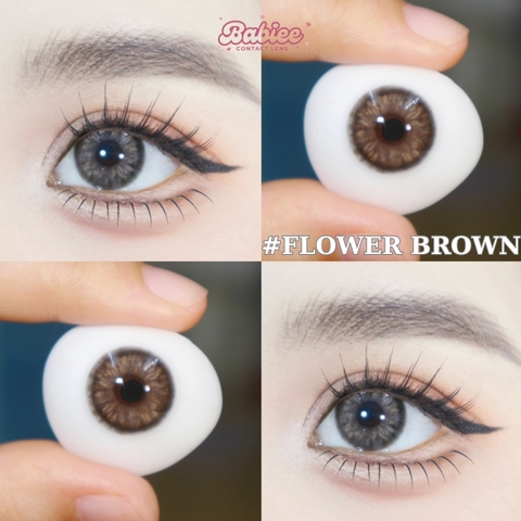 FLOWER BROWN - size to
