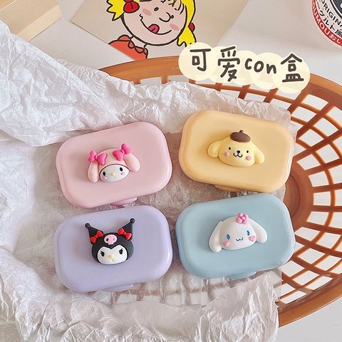 KHAY GƯƠNG CHỮ NHẬT GẮN THÚ + dụng cụ đeo lens