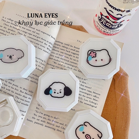 Khay lục giác LUNA EYES kèm dụng cụ đeo lens