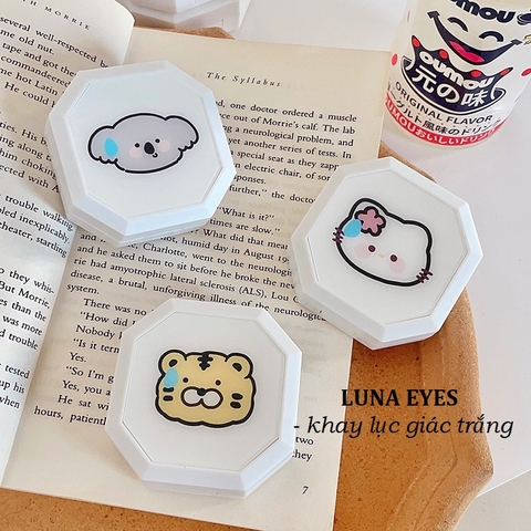 Khay lục giác LUNA EYES kèm dụng cụ đeo lens