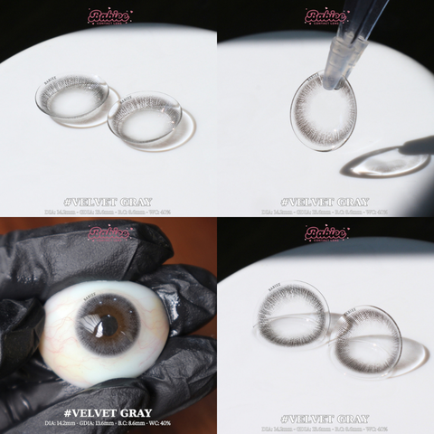 VELVET GRAY - size to