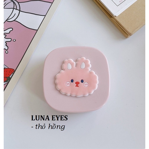 Khay vuông hoạt hình Luna Eyes kèm dụng cụ đeo lens