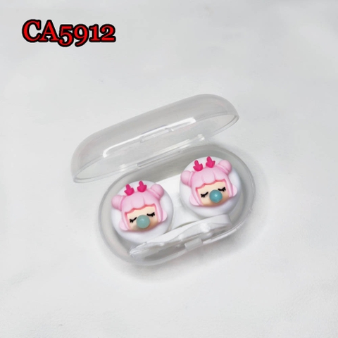 Khay đơn Hoạt Hình LUNA EYES kèm dụng cụ đeo lens