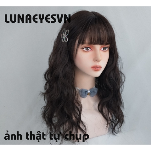 [5280] TÓC GIẢ XOĂN DÀI GỢN SÓNG HIPPIE LỌN TO