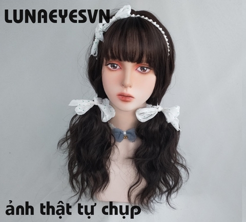 [5280] TÓC GIẢ XOĂN DÀI GỢN SÓNG HIPPIE LỌN TO