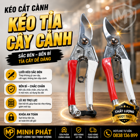 Kéo cắt cành, kéo tỉa cây cảnh