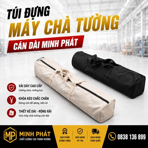 🎒 Túi Đựng Máy Chà Cán Dài Minh Phát – Bảo Vệ Thiết Bị, Dễ Dàng Di Chuyển