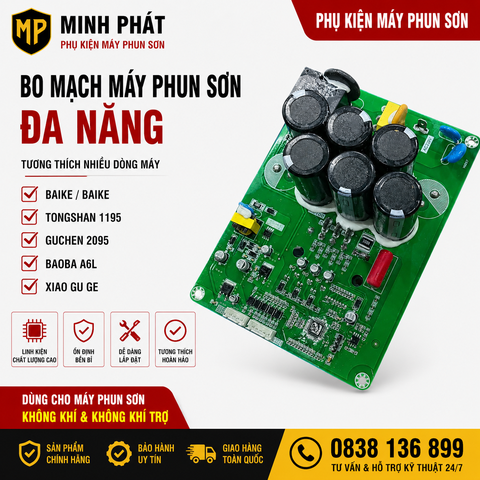 🔥 Bo Mạch Máy Phun Sơn Đa Năng 1095/2095 Minh Phát