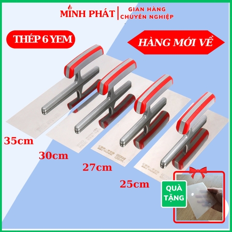 Dao Trét Bột Sơn Nước Minh Phát Cán Cam Móc Thùng 25cm 27cm 30cm 35cm