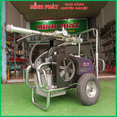 Máy Phun Bột Đặc BaoBa 750 Minh Phát Phiên Bản Chạy Xăng