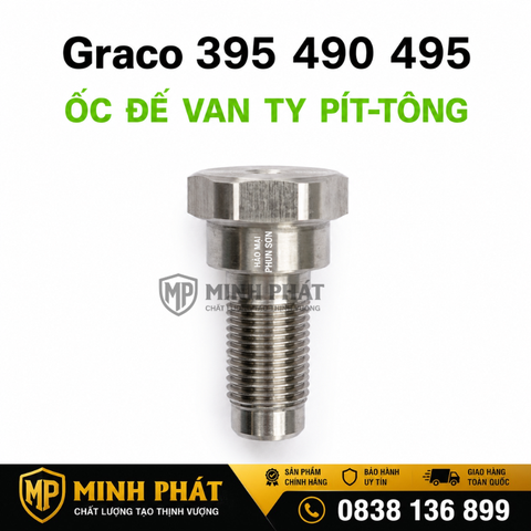 Các Loại Trục Pít Tông – Ốc Van Máy Phun Sơn, Phun Bột Minh Phát