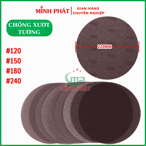 Nhám Lưới Chà Tường 22cm Minh Phát