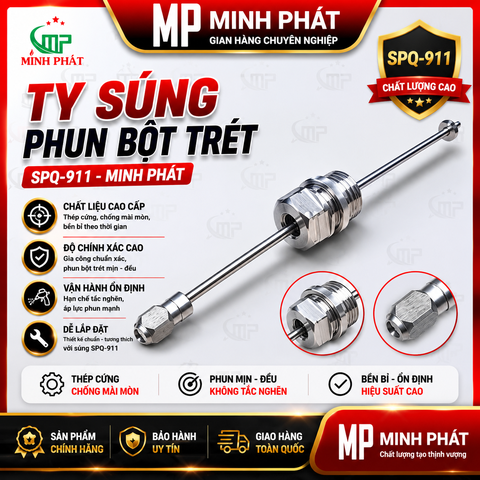 Ty Súng Phun Bột Trét SPQ-911 Minh Phát