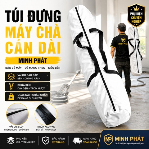 🎒 Túi Đựng Máy Chà Cán Dài Minh Phát – Bảo Vệ Thiết Bị, Dễ Dàng Di Chuyển