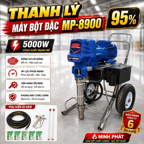 Thanh Lý Máy Phun Bột Đặc MP-8900 5000W Còn 95%