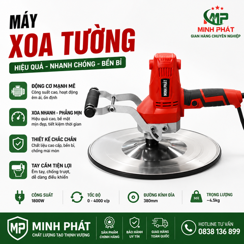 MÁY XOA TƯỜNG MINH PHÁT